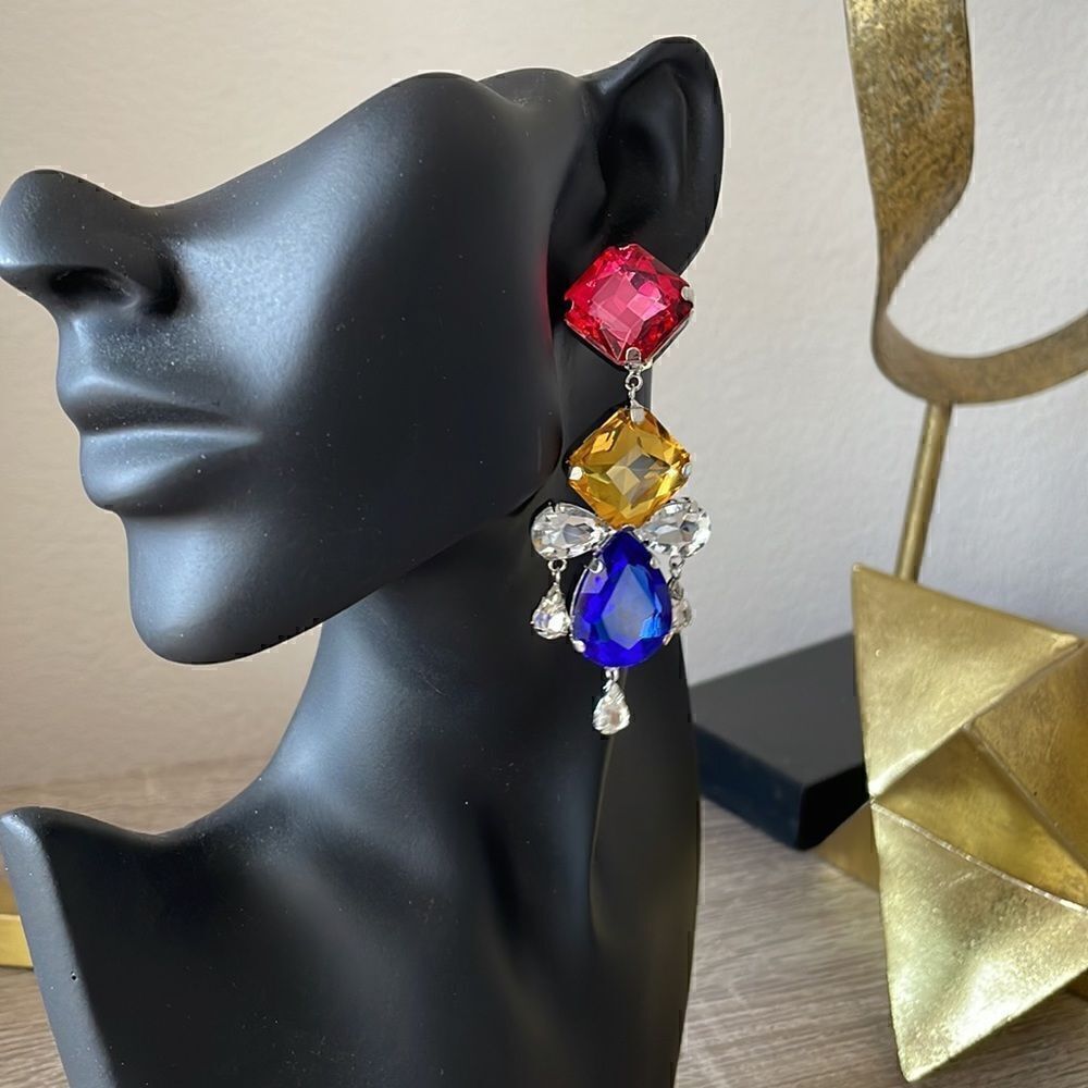 Bohemian statement drop earrings N93